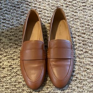 Madewell Tan Leather Loafers